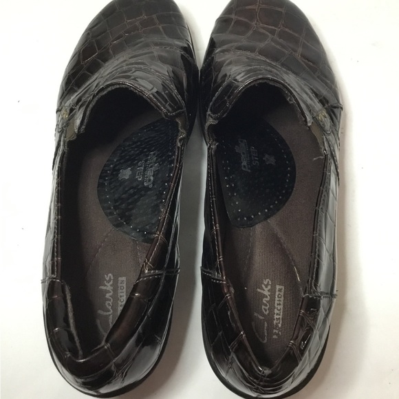 Clarks Bendables Women’s May Poppy Bronze Slip On Loafers Size 9 NWOB - Picture 7 of 8